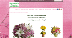 Desktop Screenshot of beckmansflorist.com