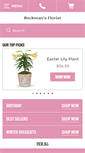 Mobile Screenshot of beckmansflorist.com